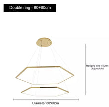 Cargar imagen en el visor de la galería, Pentagon - B - UNIC28932896 - china - 2 - ring - 60cm80cm - dimmable