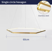 Cargar imagen en el visor de la galería, Pentagon - B - UNIC28932896 - china - 1 - ring - 60cm - dimmable