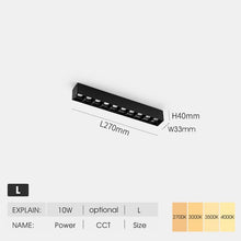 Cargar imagen en el visor de la galería, Riel magnético de luz - B - UNIC136:200006153#SC - XTL168 10W;200000531:771#2700K