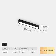 Cargar imagen en el visor de la galería, Riel magnético de luz - B - UNIC136:865#SC - XTL038 10W;200000531:771#2700K