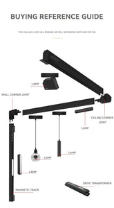 Riel magnético de luz - B - UNIC136:865#SC - XTL038 10W;200000531:771#2700K