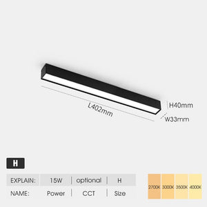 Riel magnético de luz - B - UNIC136:96235566#SC - XTL038 15W;200000531:771#2700K