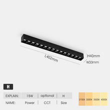 Cargar imagen en el visor de la galería, Riel magnético de luz - B - UNIC136:4522#SC - XTL168 15W;200000531:771#2700K