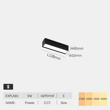 Cargar imagen en el visor de la galería, Riel magnético de luz - B - UNIC136:366#SC - XTL038 5W;200000531:771#2700K