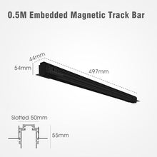 Cargar imagen en el visor de la galería, Riel magnético de luz - B - UNIC136:200002572#0.5M Recessed Track;200000531:771#2700K