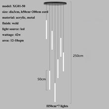 Cargar imagen en el visor de la galería, Skyfall - B - UNIC200000531:175#H50cm - 7 lights;136:200003939#warm light(3000K)