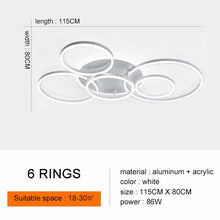 Cargar imagen en el visor de la galería, Solar - B - UNIC32722287 - white - 6 - rings - changeable - remote