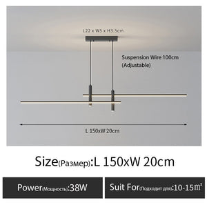 Twins - B - UNIC200000531:193#A Style - 100cm - Golden;136:200006153#Dimmable RC